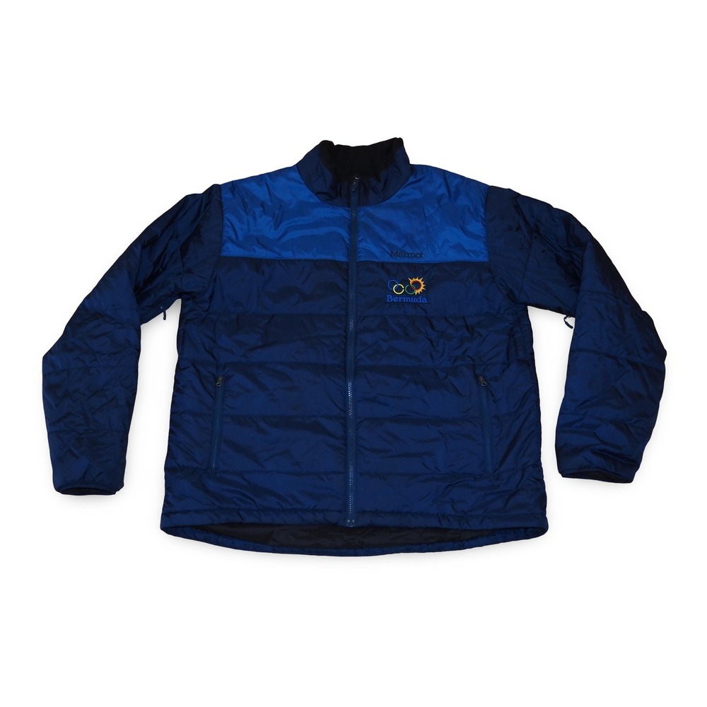 Marmot Bermuda Olympic Jacket Mens XXL Blue Insulated Full Zip P3110-3-MXP2